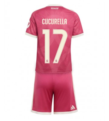 Real Madrid Marc Cucurella #17 Tredjetrøje Børn 2026-27 Kortærmet (+ Korte bukser)